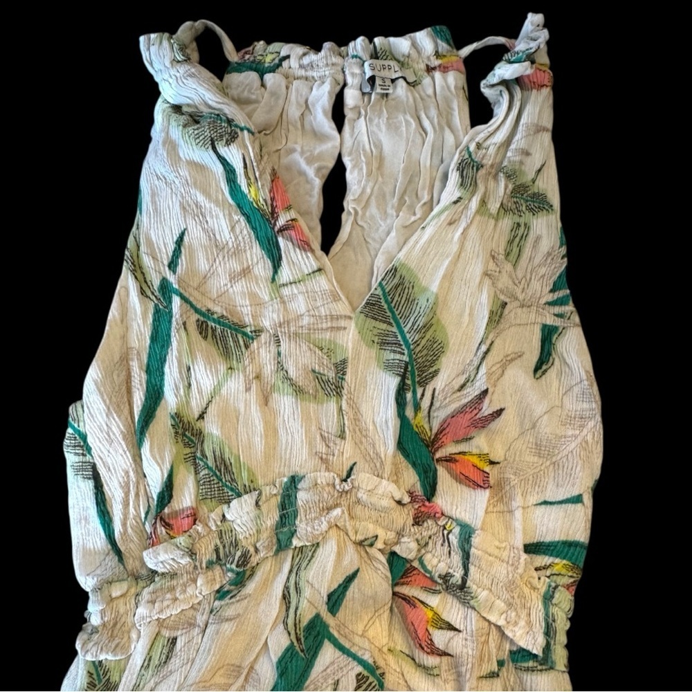Z Supply 🔥Floral Halter Neck Dress - Picture 17 of 17